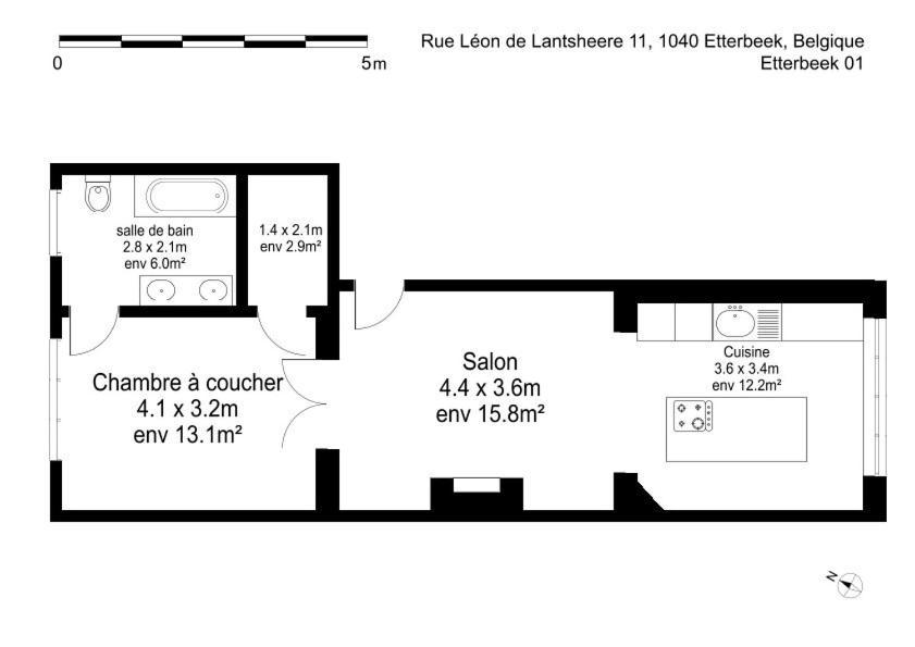 Apartment In Brussels, Lantsheere By Homenhancement Sa Dış mekan fotoğraf